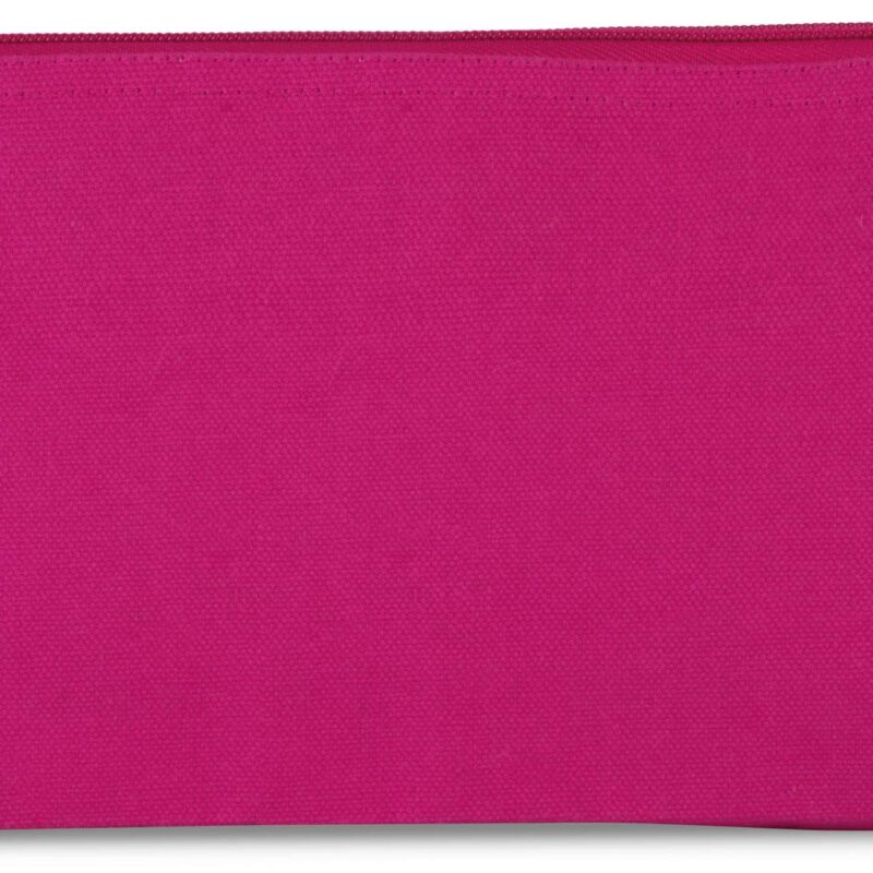 ki0728-fuchsia-a1 Kimood COTTON CANVAS TOILETRY BAG - Φούξια