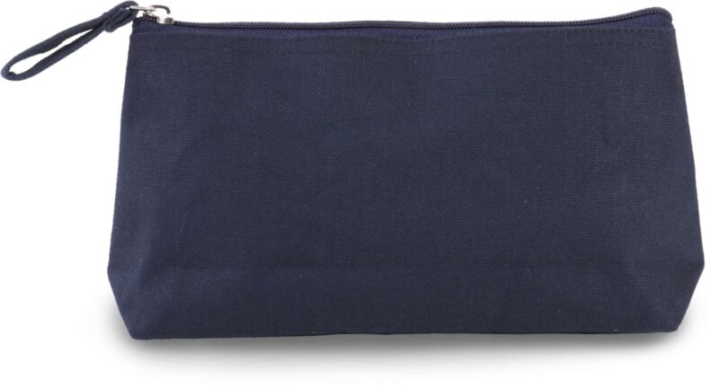 Kimood COTTON CANVAS TOILETRY BAG - Μπλε του μεσονυκτίου