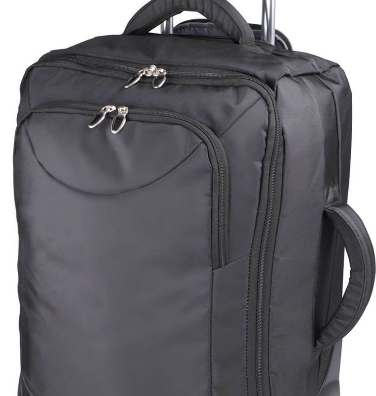 ki0801-black-a1 Kimood TROLLEY SUITCASE - Μαύρο