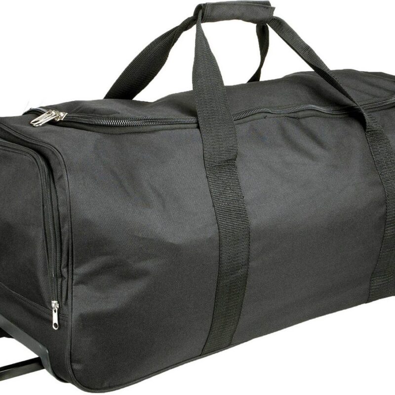 ki0812-black-a1 Kimood SPORTS TROLLEY BAG - Μαύρο
