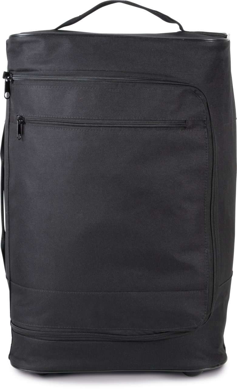 ki0828-black-a1 Kimood CABIN SIZE TROLLEY SUITCASE - Μαύρο
