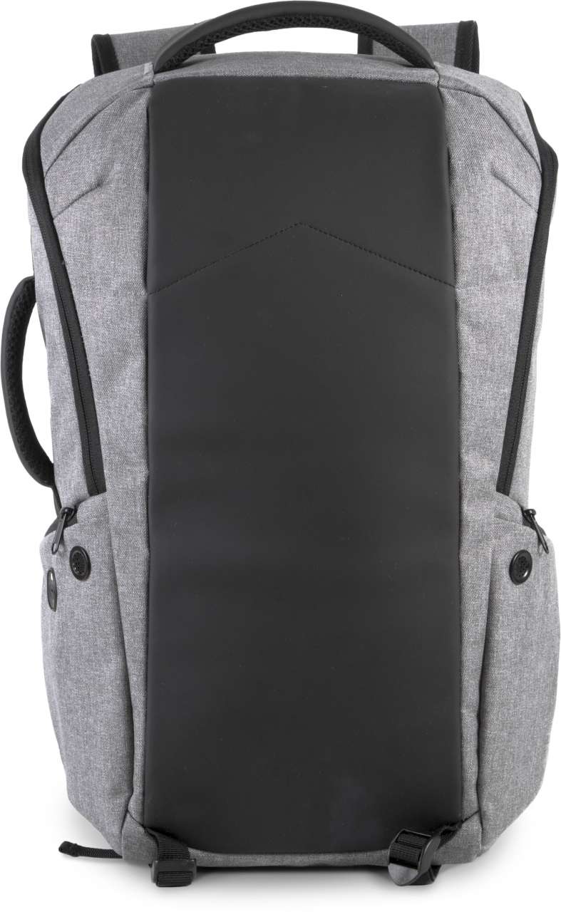 ki0888-graphite_grey_heatherblack-a1 Kimood ANTI-THEFT BACKPACK - Graphite Grey Heather/Black
