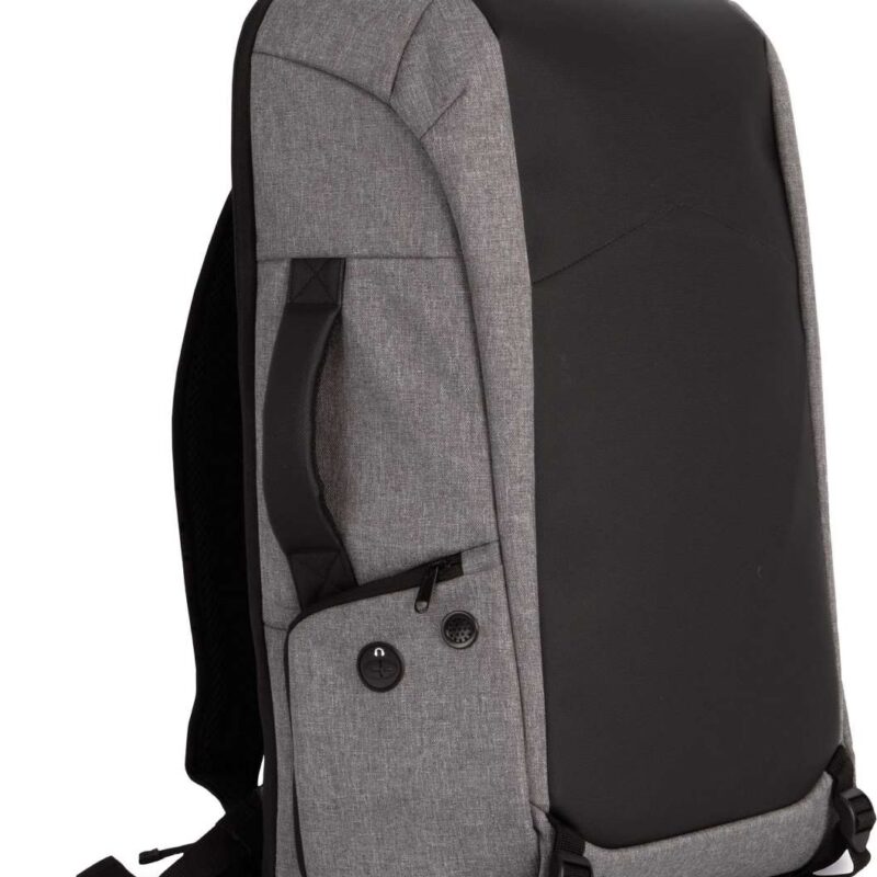 Kimood ANTI-THEFT TRAVEL BAG - Graphite Grey Heather/Black