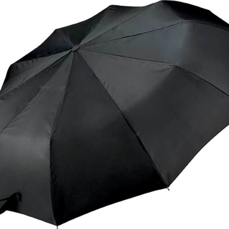 ki2013-black-a1 Kimood CLASSIC J HANDLE FOLDABLE UMBRELLA - Μαύρο