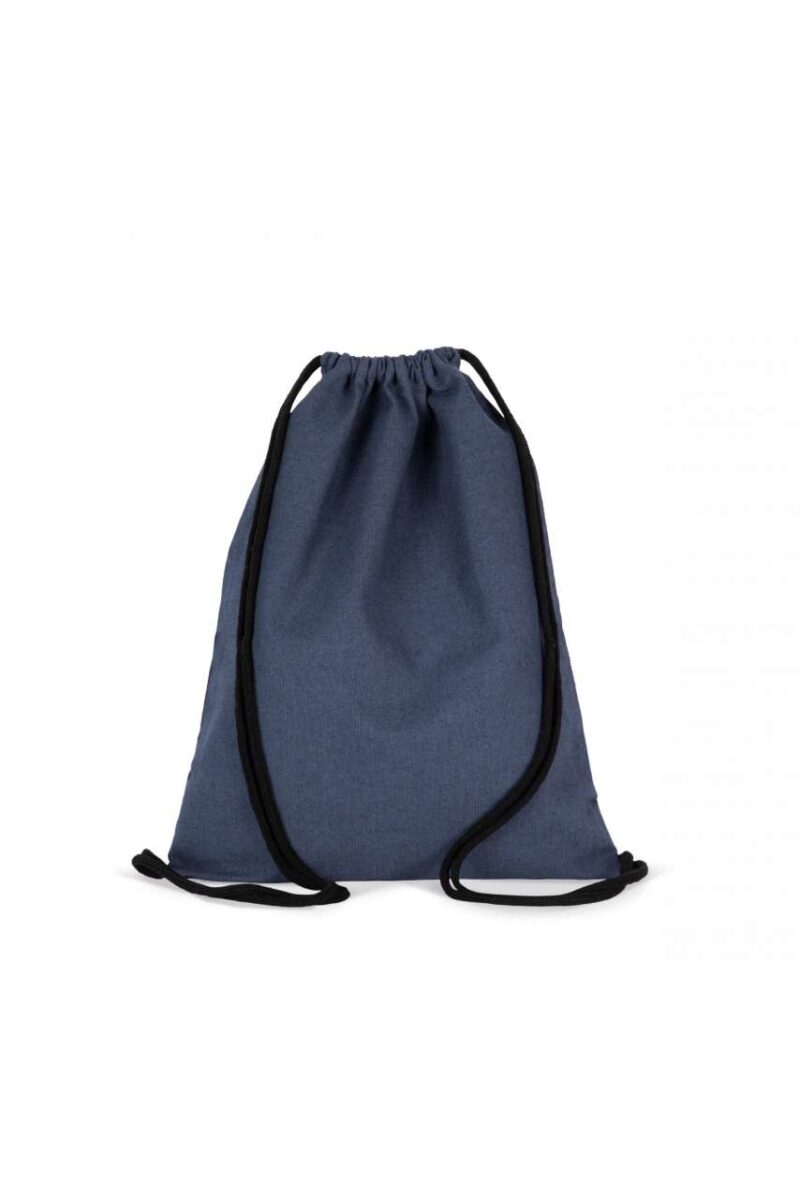 Kimood SMALL RECYCLED BACKPACK WITH DRAWSTRING - Horizon Blue