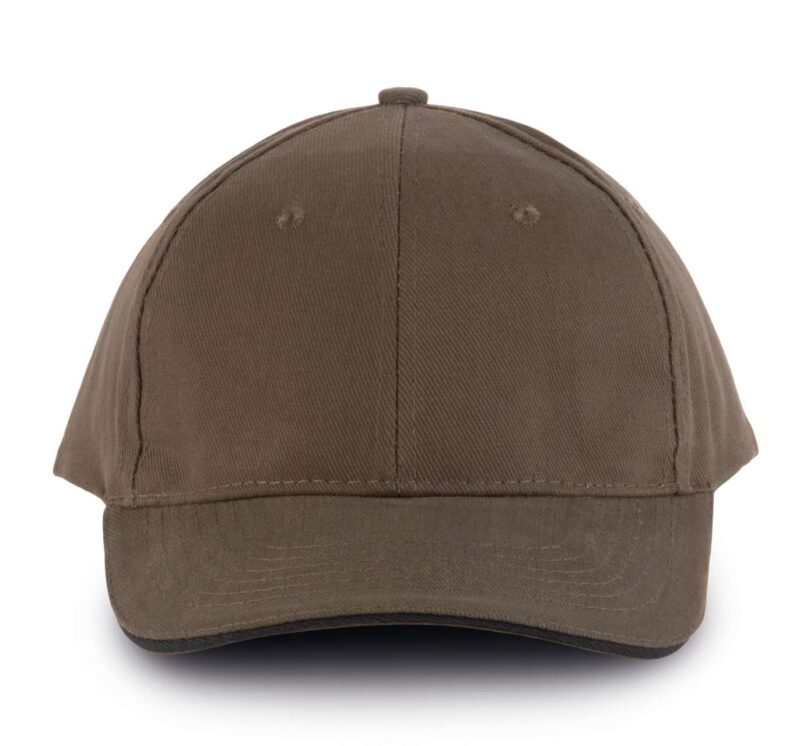 K-UP ORLANDO - 6 PANELS CAP - Χακί/Μαύρο