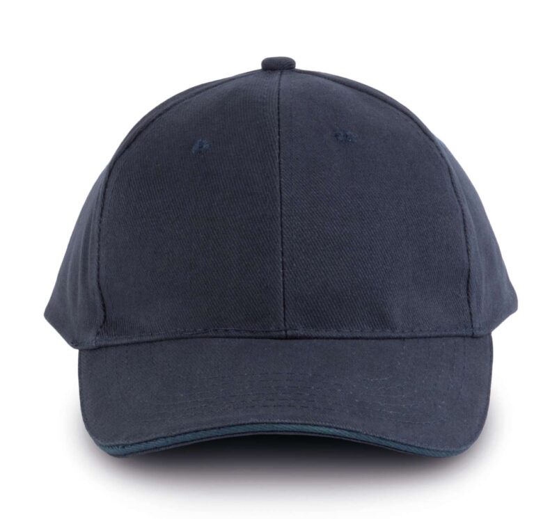 kp011-navy_navy-a1 K-UP ORLANDO - 6 PANELS CAP - Μπλε μαριν/Λευκό
