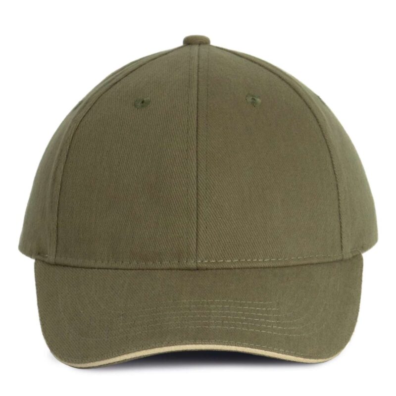 K-UP ORLANDO - 6 PANELS CAP - λαδί/μπεζ