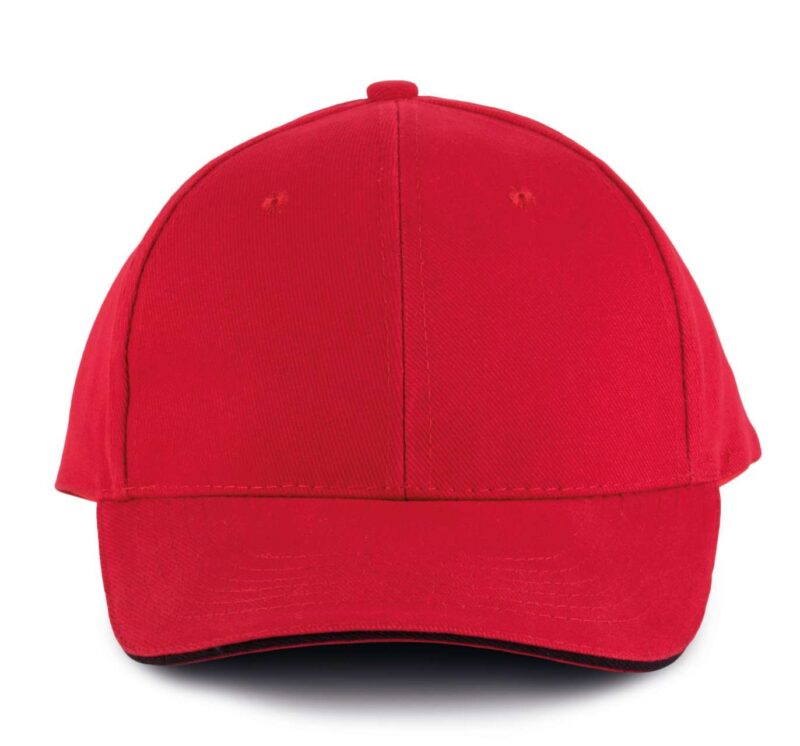 K-UP ORLANDO - 6 PANELS CAP - Κόκκινο/Μαύρο