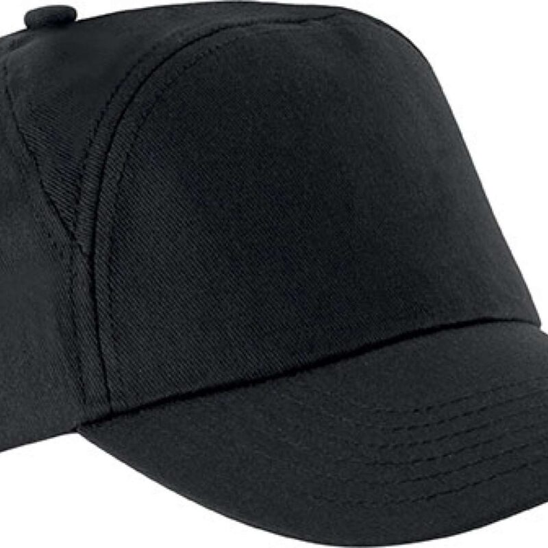 kp013-black-a1 K-UP BAHIA - 7 PANELS CAP - Μαύρο