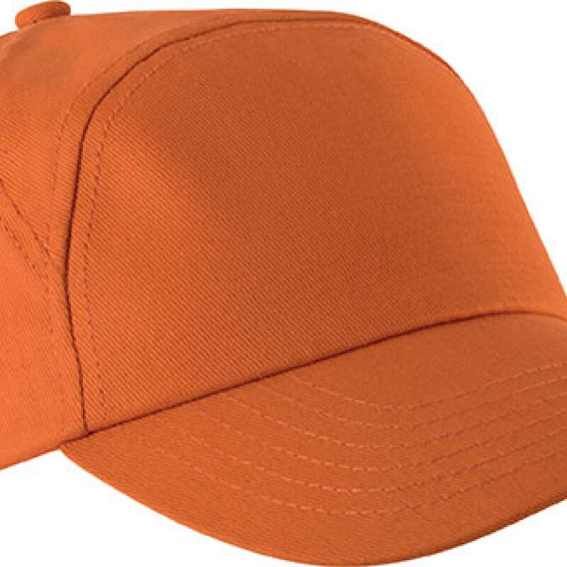 kp013-orange-a1 K-UP BAHIA - 7 PANELS CAP - πορτοκαλί