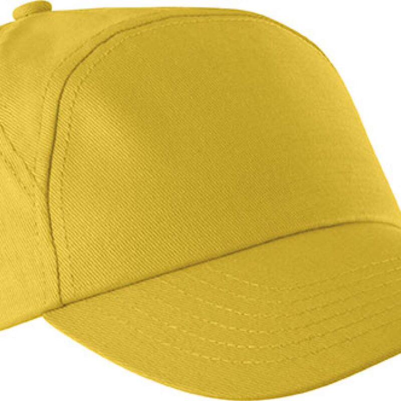 kp013-yellow-a1 K-UP BAHIA - 7 PANELS CAP - Κίτρινο