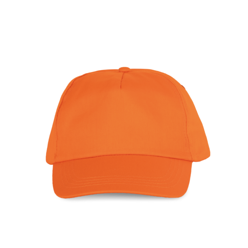 kp034-orange-a1 K-UP FIRST - 5 PANELS CAP - πορτοκαλί