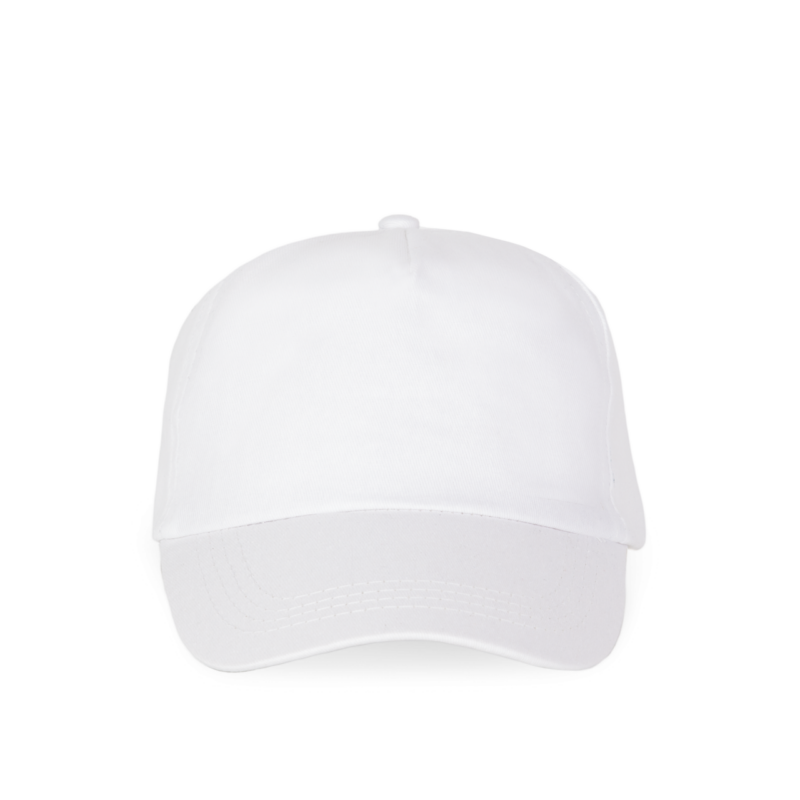 kp034-white-a1 K-UP FIRST - 5 PANELS CAP - Λευκό