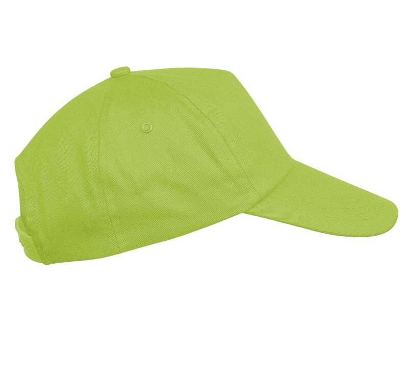 kp041-lime-a1 K-UP FIRST KIDS - KIDS 5 PANEL CAP - Λαχανί
