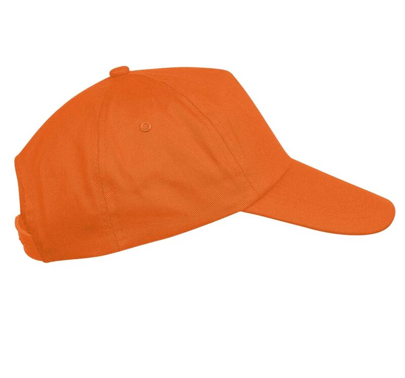 kp041-orange-a1 K-UP FIRST KIDS - KIDS 5 PANEL CAP - πορτοκαλί