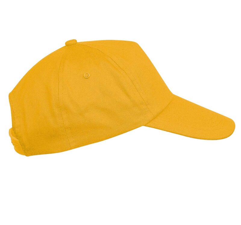 kp041-yellow-a1 K-UP FIRST KIDS - KIDS 5 PANEL CAP - Κίτρινο