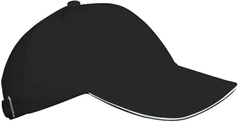 kp042-dark_grey_light_grey-a1 K-UP ORLANDO KIDS - KIDS' 6 PANELS CAP - Σκούρο Γκρι/Ανοιχτό Γκρι