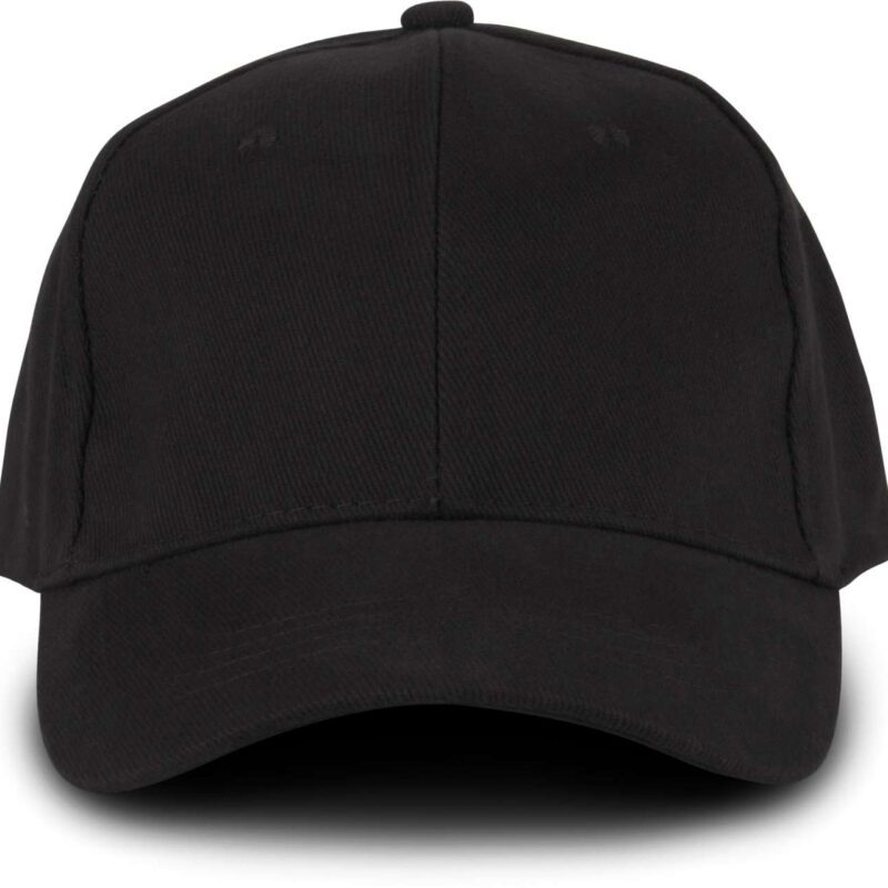 kp108-black-a1 K-UP OEKOTEX CAP 6 PANELS CAP - Μαύρο