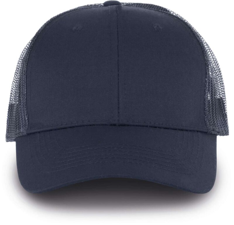 kp110-navy_navy-a1 K-UP OEKOTEX CERTIFIED TRUCKER CAP - Ναυτικό μπλε / Ναυτικό μπλε