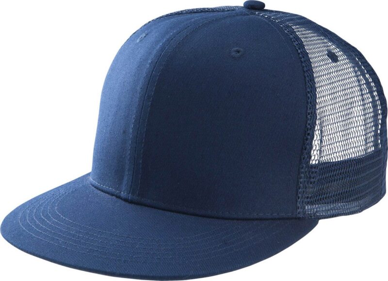 K-UP TRUCKER FLAT PEAK CAP - 6 PANELS - Μπλε μαρίν