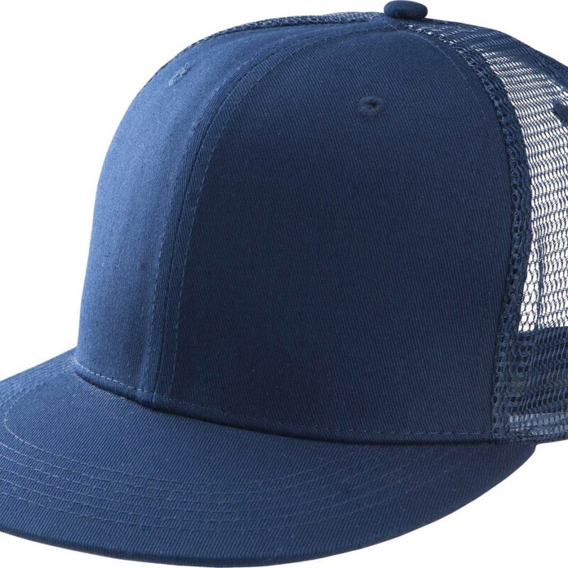 K-UP TRUCKER FLAT PEAK CAP - 6 PANELS - Μπλε μαρίν