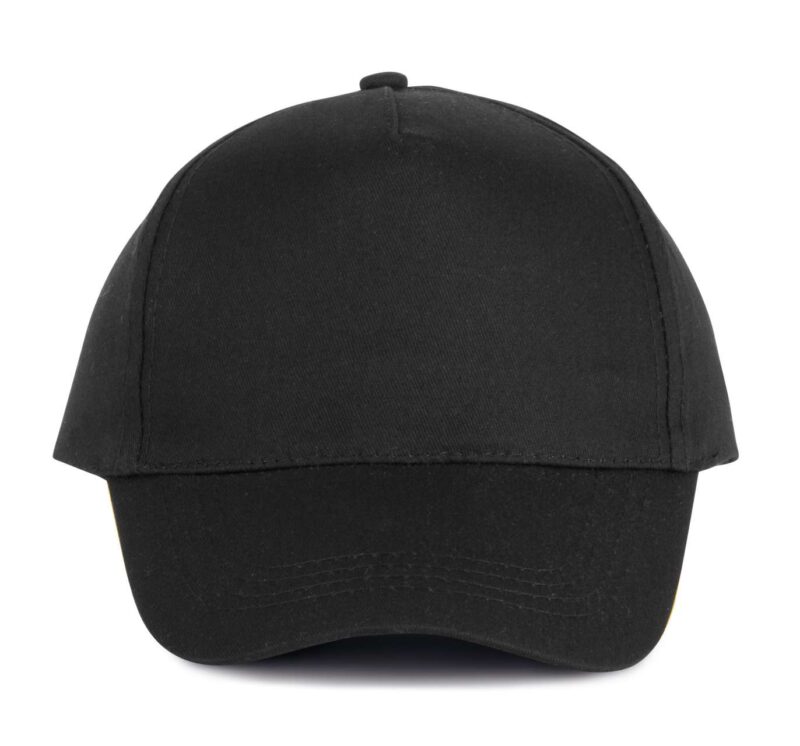 K-UP COTTON CAP - 5 PANELS - Μαύρο