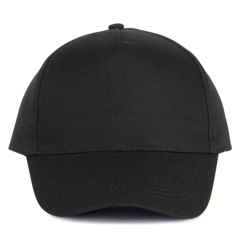 K-UP COTTON CAP - 5 PANELS - Μαύρο