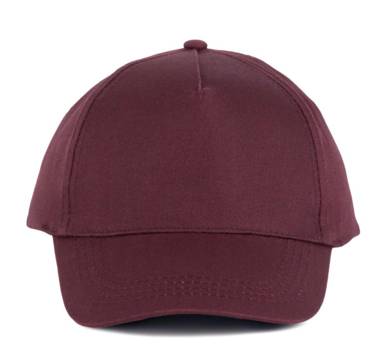 K-UP COTTON CAP - 5 PANELS - μπορντό