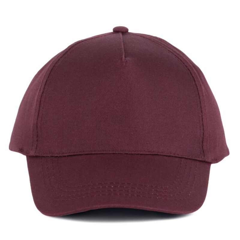 K-UP COTTON CAP - 5 PANELS - μπορντό