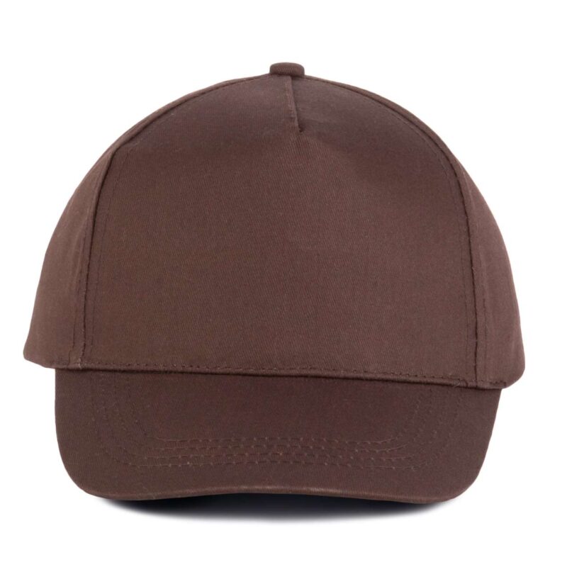 kp116-chocolate-a1 K-UP COTTON CAP - 5 PANELS - Σοκολατί