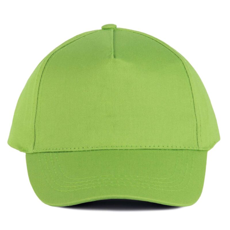 kp116-lime-a2 K-UP COTTON CAP - 5 PANELS - Λαχανί