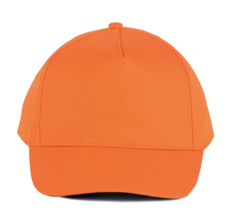 K-UP COTTON CAP - 5 PANELS - πορτοκαλί