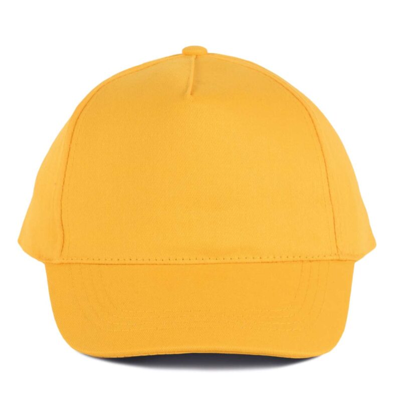 kp116-yellow-a1 K-UP COTTON CAP - 5 PANELS - Κίτρινο