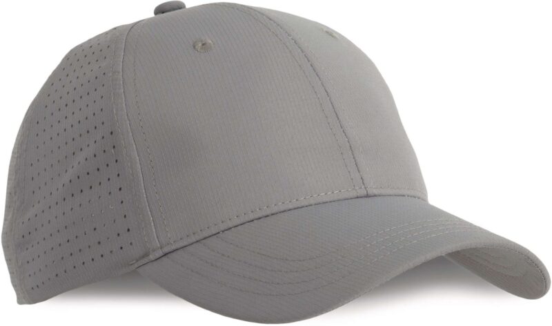 kp118-dark_cool_grey-a1 K-UP PERFORATED PERFORATED CAP - 6 PANELS - Dark Cool Grey