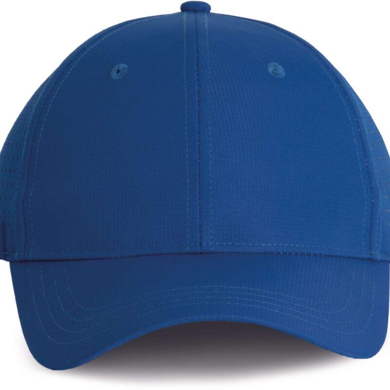 K-UP PERFORATED PERFORATED CAP - 6 PANELS - Βασιλικό μπλε
