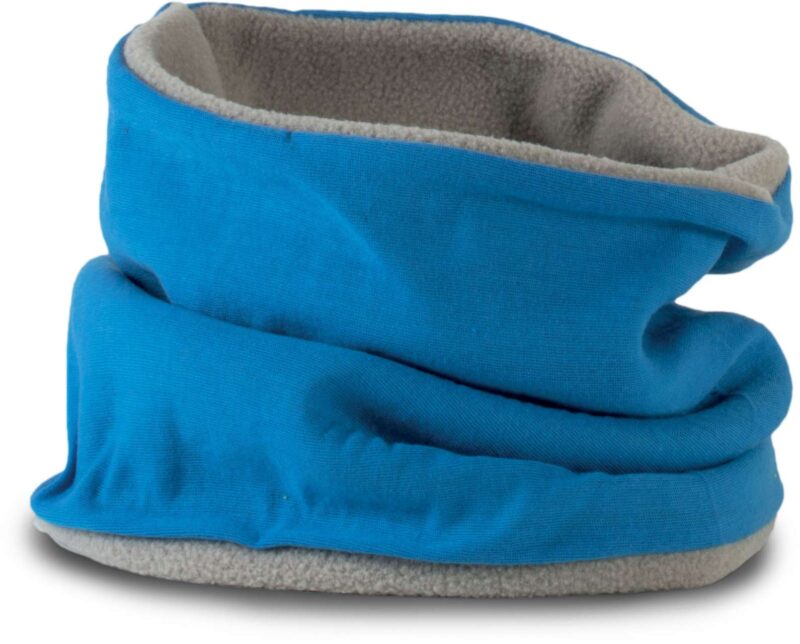 K-UP FLEECE-LINED NECKWARMER - Lagoon/Light Grey