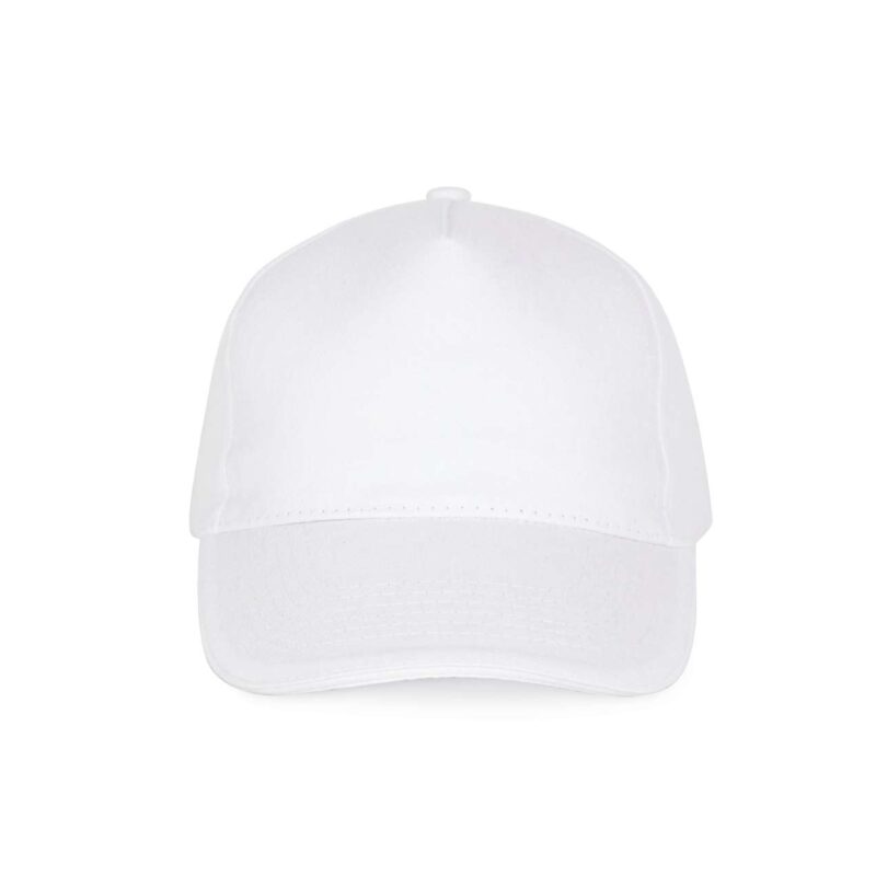 kp124-white-a2 K-UP SANDWICH PEAK CAP - 5 PANELS - Λευκό