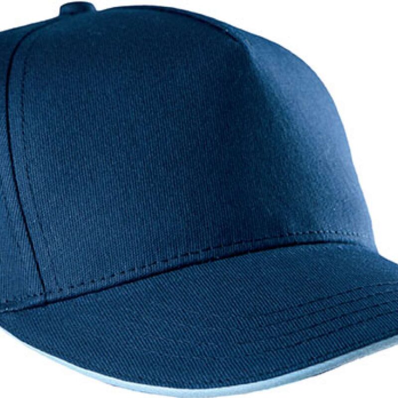K-UP SANDWICH PEAK CAP - 5 PANELS - Μπλε μαριν/Λευκό