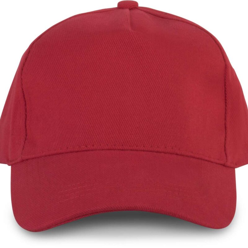 kp133-red-a1 K-UP OKEOTEX CERTIFIED 5 PANELS CAP - Κόκκινο
