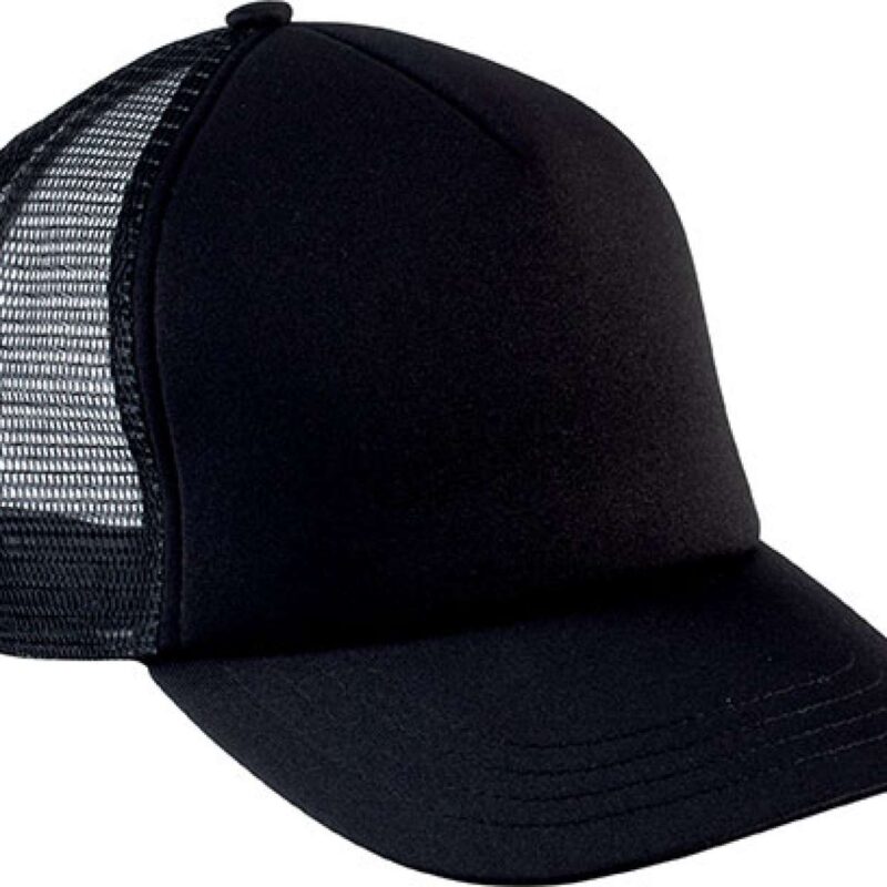 K-UP Παιδικό TRUCKER MESH CAP - 5 PANELS - Μαύρο