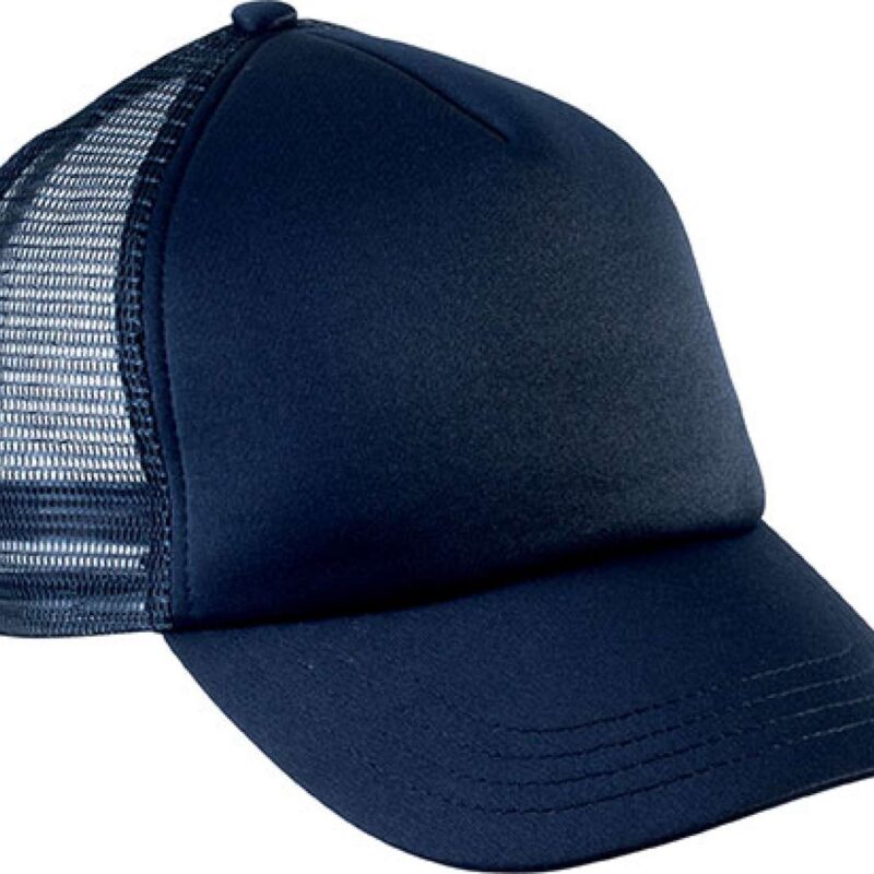 kp143-navy-a1 K-UP Παιδικό TRUCKER MESH CAP - 5 PANELS - Μπλε μαρίν