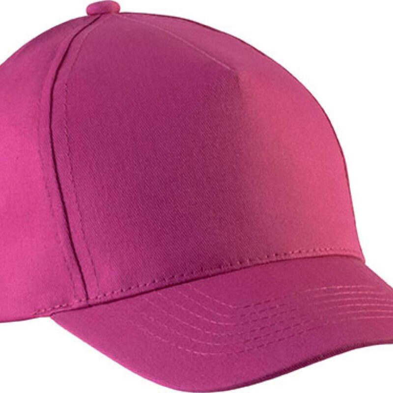 kp149-fuchsia-a1 K-UP Παιδικό Βαμβακερό Καπέλο - 5 Φύλλα - Φούξια