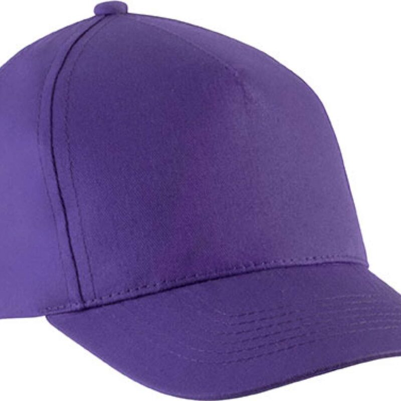 kp149-purple-a1 K-UP Παιδικό Βαμβακερό Καπέλο - 5 Φύλλα - Μωβ