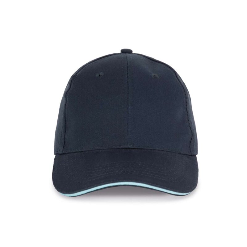 K-UP Καπέλο SANDWICH PEAK CAP - 6 PANELS - Μπλε μαριν/Λευκό