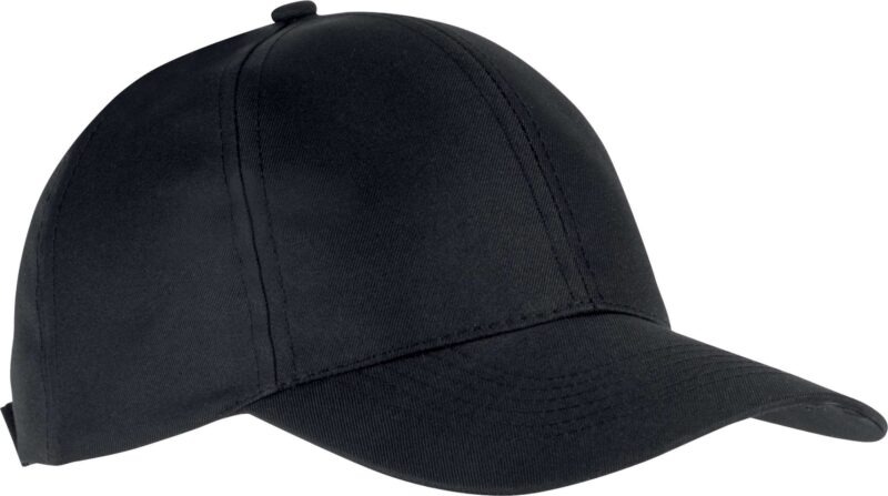 K-UP POLYESTER CAP - 6 PANELS - Μαύρο