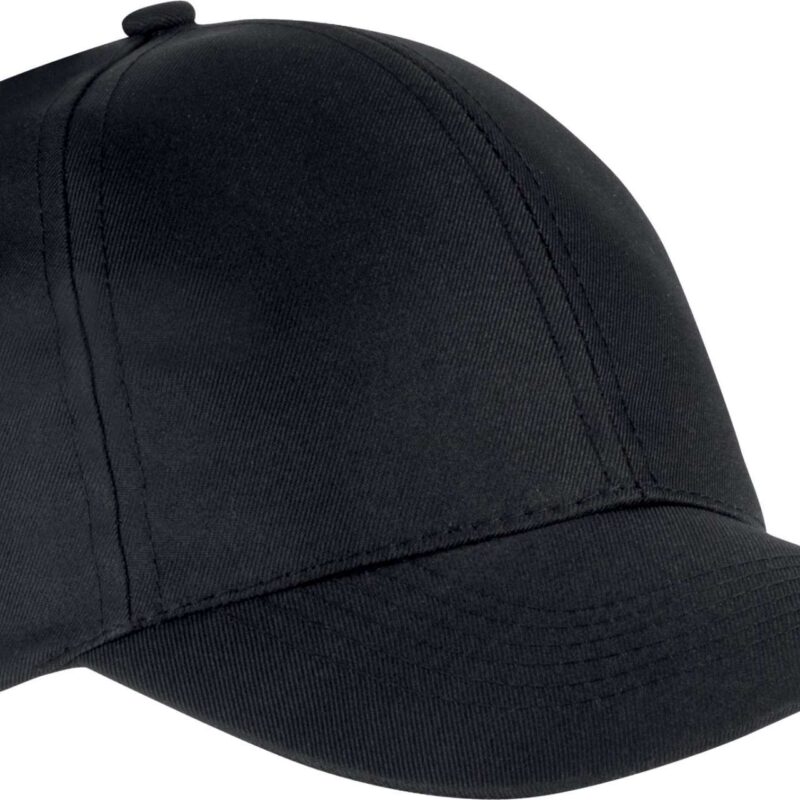 K-UP POLYESTER CAP - 6 PANELS - Μαύρο