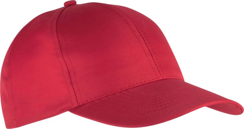 K-UP POLYESTER CAP - 6 PANELS - Κόκκινο