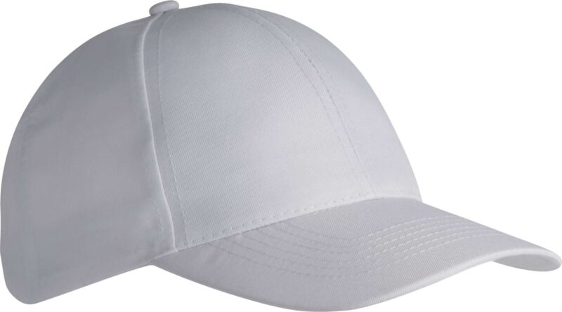 K-UP POLYESTER CAP - 6 PANELS - Λευκό
