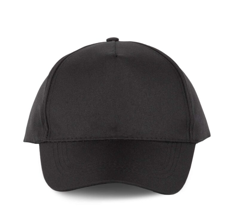 K-UP POLYESTER CAP - 5 PANELS - Μαύρο